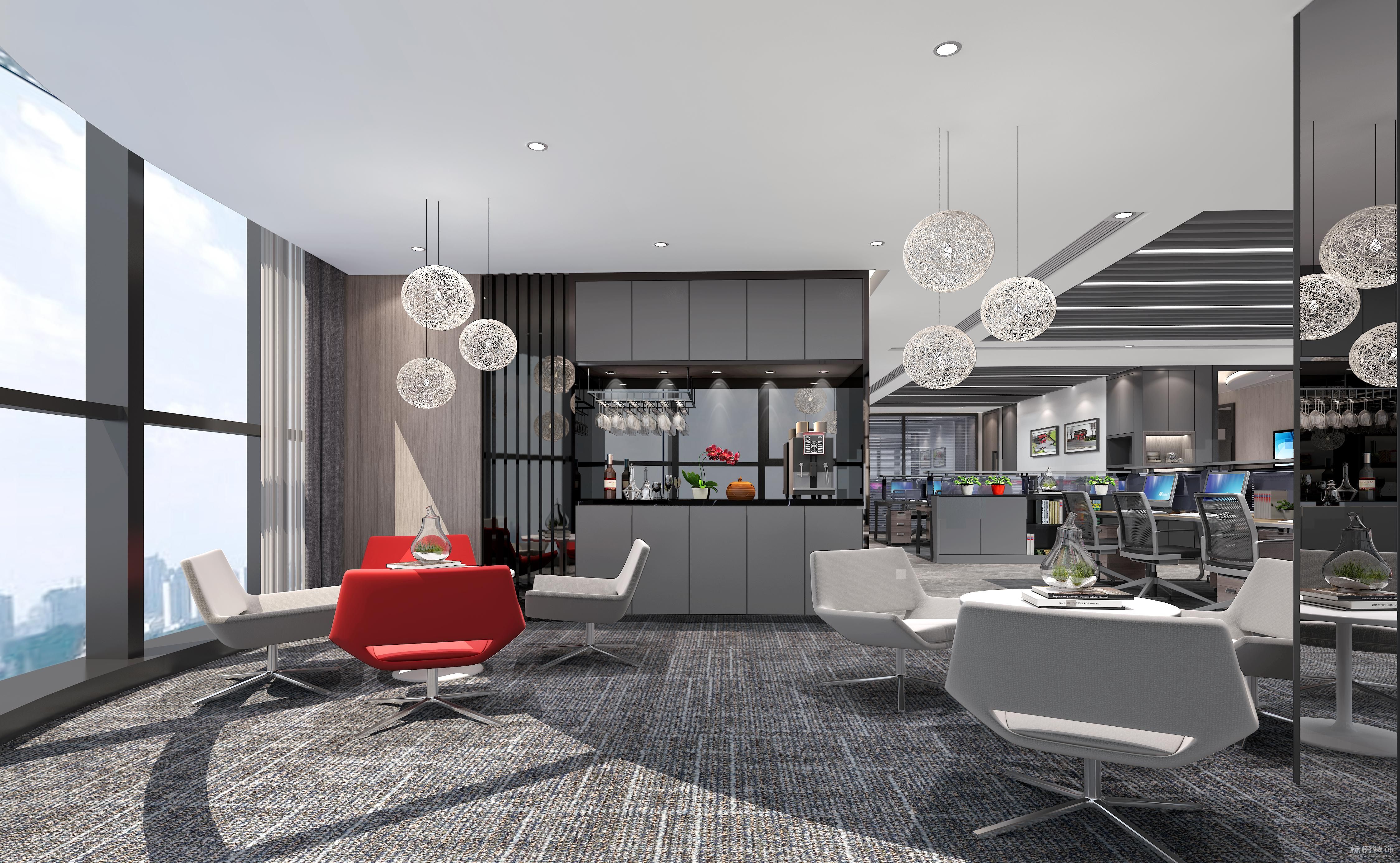 关于开放式办公室的装饰设计